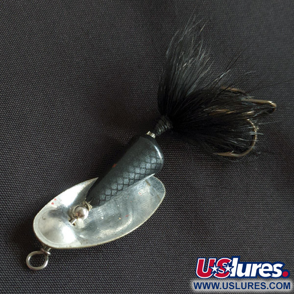 Yakima Bait Worden's Vibric Rooster Tail, silver/black, 11 g błystka obrotowa #22921