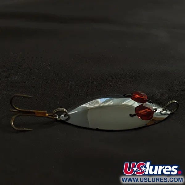 Herter's Glass Eye Spoon, nikiel/czerwone oczy, 11 g błystka wahadłowa #22959