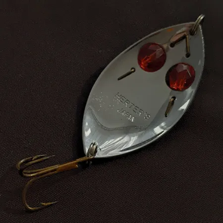 Herter's Glass Eye Spoon, nikiel/czerwone oczy, 11 g błystka wahadłowa #22959