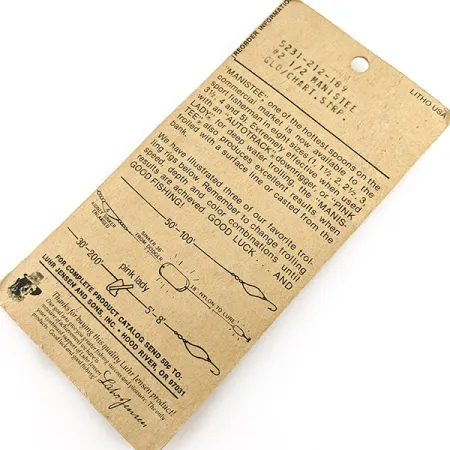 Luhr Jensen Manistee 2 Glow, pomarańczowo/biały Glow, 7 g błystka wahadłowa #22973