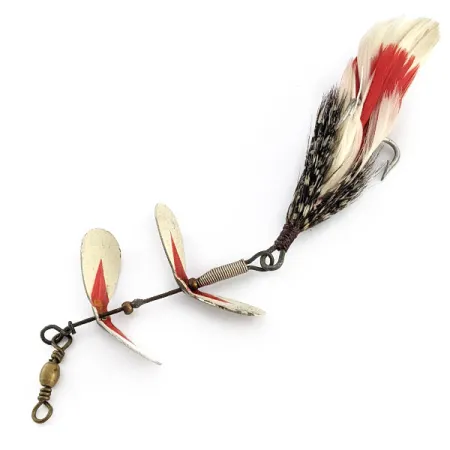 Pflueger Tandem Spinner 1, nikiel/czerwony, 10 g błystka obrotowa #22992
