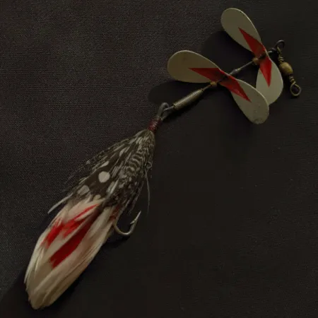 Pflueger Tandem Spinner 1, nikiel/czerwony, 10 g błystka obrotowa #22992