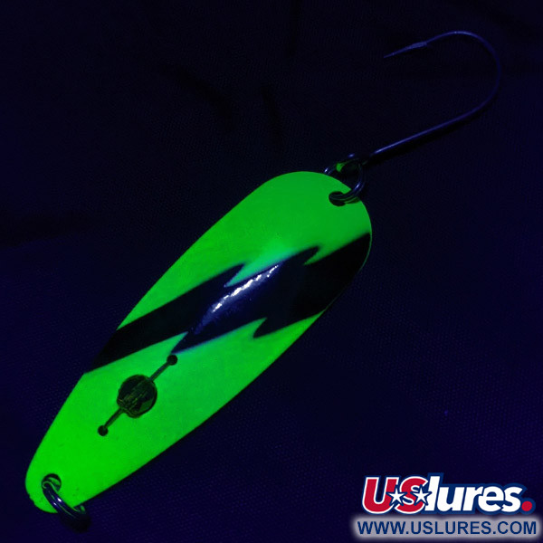 Red Eye Lures Red Eye Evil Eye UV (świeci w ultrafiolecie), żółty/czarny, 6 g błystka wahadłowa #23000