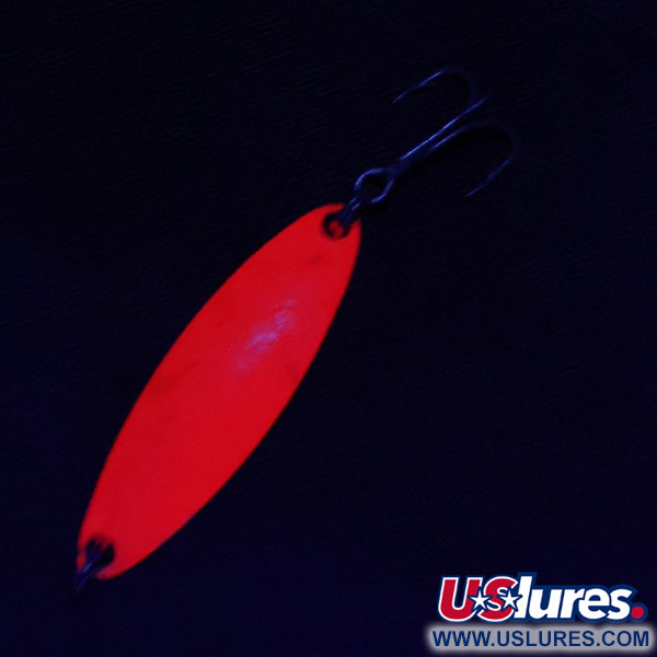 Luhr Jensen Needlefish 1 UV (świeci w ultrafiolecie), biała perła/Hot pink UV, 2 g błystka wahadłowa #23033