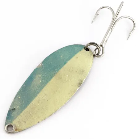 Seneca Little Cleo (Hula Girl) świeci w ciemności, nikiel/biały/niebieski Glow - świeci w ciemności, 21 g błystka wahadłowa #23040