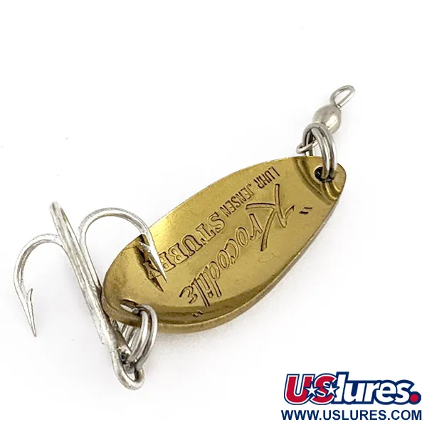 Luhr Jensen Lil' Kroc (Krocodile Stubby), mosiądz, 4,5 g błystka wahadłowa #23050