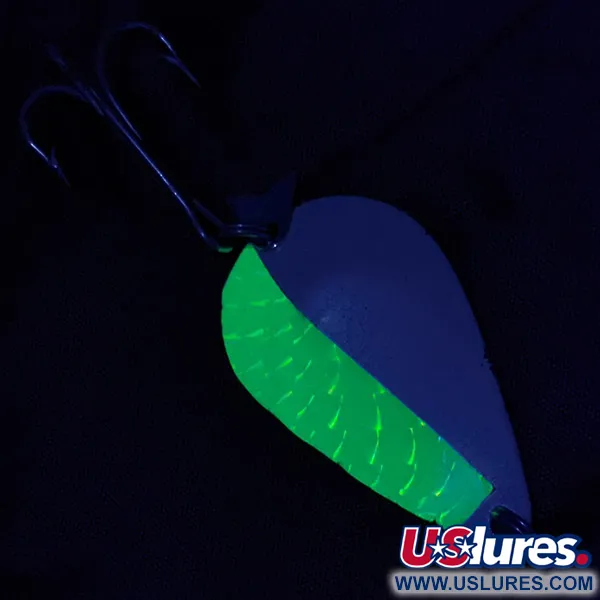  Acme K.O. Wobbler, white pearl/green, 21 g błystka wahadłowa #23056