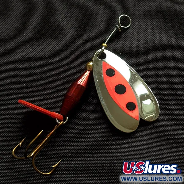  Les Davis Bolo, nickel/red, 4,5 g błystka obrotowa #23085