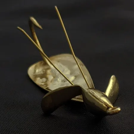 Błystka antyzaczepowa Panther Martin Weed Wing, złoto, 12 g błystka wahadłowa #23129