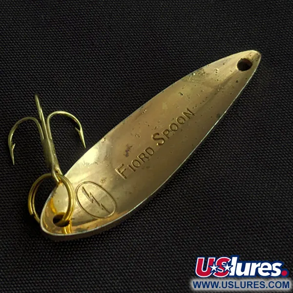 Acme Fiord Spoon Lightning (1950s), złoto, 7 g błystka wahadłowa #23130