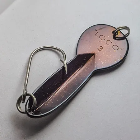 Luhr Jensen Loco 3, Black/holo, 17 g błystka wahadłowa #23132