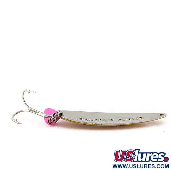  Johnson Sprite, nikiel/żółty/biały, 10 g błystka wahadłowa #23136