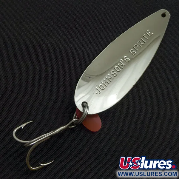  Johnson Sprite, nikiel/żółty/biały, 10 g błystka wahadłowa #23136