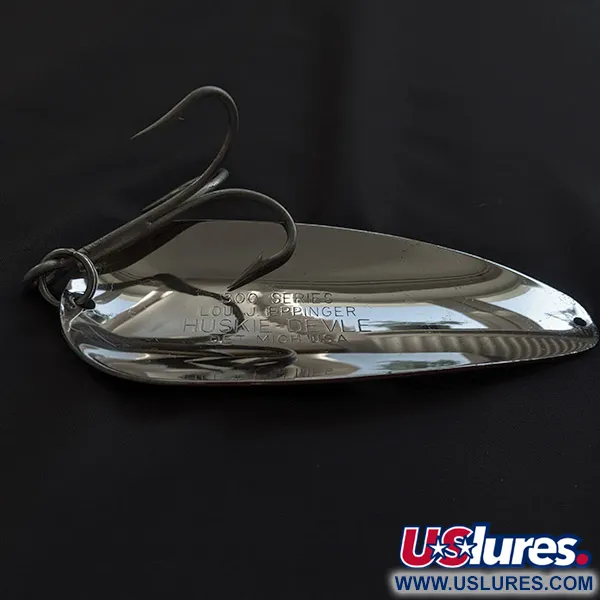  Lou J. Eppinger Dardevle 300 Series Huskie Devle, Red Devle, 91 g błystka wahadłowa #23147