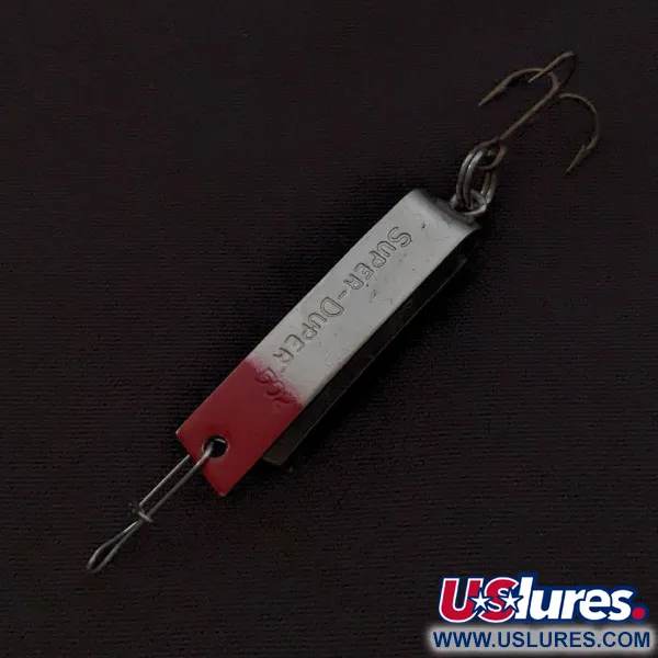 Luhr Jensen Super-Duper 502, nikiel/czerwony, 2,5 g błystka wahadłowa #23158