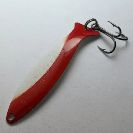 Worth Fly Rod Demon, nikiel/czerwony/biały, 2,5 g błystka wahadłowa #23414