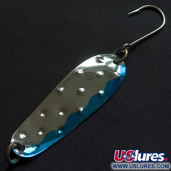  Luhr Jensen Alpena Diamond, nikiel/niebieski, 7 g błystka wahadłowa #23181