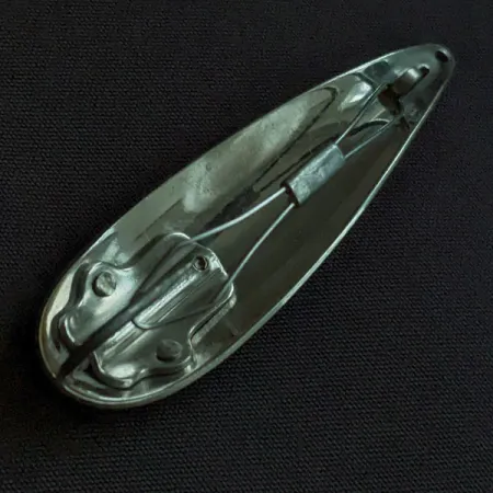 Weedless Bait Company FISHTRAP, czerwony/biały/nikiel, 8,5 g błystka wahadłowa #23191