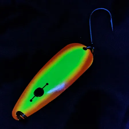 Red Eye Lures Red Eye Evil Eye, żółty/pomarańczowy, 6 g błystka wahadłowa #23220