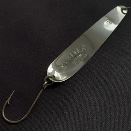 Luhr Jensen Flutter Spoon 44, nikiel/niebieski, 4 g błystka wahadłowa #23239