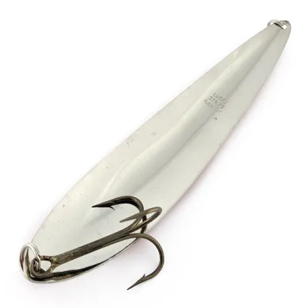 Lucky Strike Canoe Wobbler, nikiel/czerwony/biały, 45 g błystka wahadłowa #23241