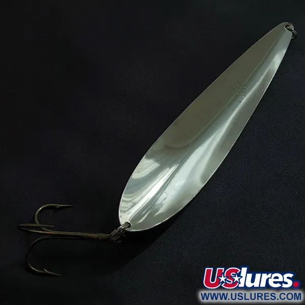 Lucky Strike Canoe Wobbler, nikiel/czerwony/biały, 45 g błystka wahadłowa #23241