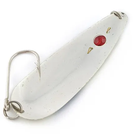 Red Eye Lures Red Eye Evil Eye Glow, nikiel/biały/niebieski Glow - świeci w ciemności, 9 g błystka wahadłowa #23247