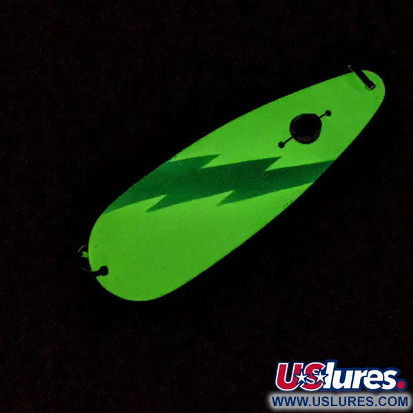 Red Eye Lures Red Eye Evil Eye Glow, nikiel/biały/niebieski Glow - świeci w ciemności, 9 g błystka wahadłowa #23247