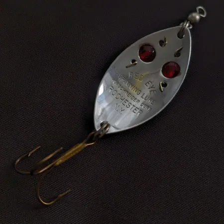 Hofschneider Red Eye Junior, nikiel/czerwone oczy, 7 g błystka wahadłowa #23266