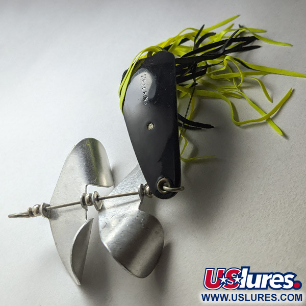  Strike King Timber King Weedless Spoon Buzz, czarny/żółty, 14 g błystka wahadłowa #23269