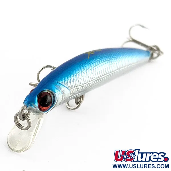  Bass Pro Shops XPS Lazer Eye Minnow, silver/blue, 3 g wobler #23281