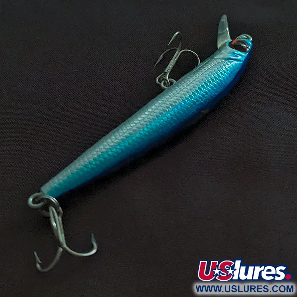  Bass Pro Shops XPS Lazer Eye Minnow, silver/blue, 3 g wobler #23281