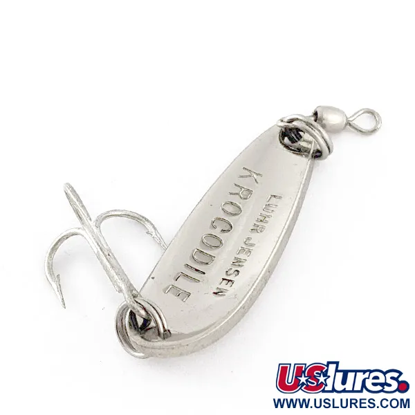 Luhr Jensen Krocodile, nikiel, 9 g błystka wahadłowa #23323