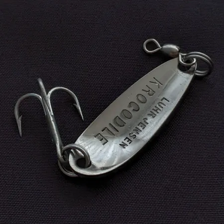 Luhr Jensen Krocodile, nikiel, 9 g błystka wahadłowa #23323