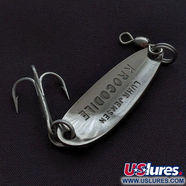 Luhr Jensen Krocodile, nikiel, 9 g błystka wahadłowa #23323