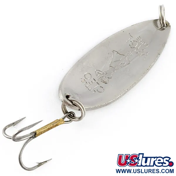 Seneca Little Cleo (Hula Girl), nikiel/zielony, 14 g błystka wahadłowa #23335