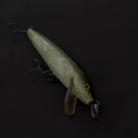 Rapala Original Floater F9 (Finland) 1960s, S (Silver), 4 g wobler #23340
