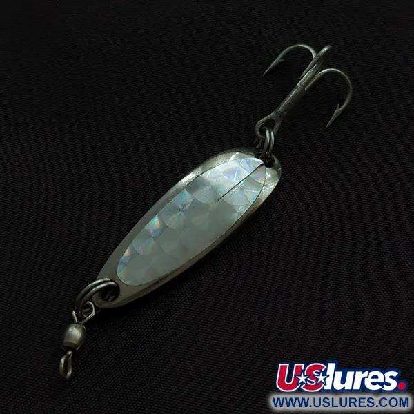 Luhr Jensen Krocodile, nikiel/hologram, 9 g błystka wahadłowa #23357