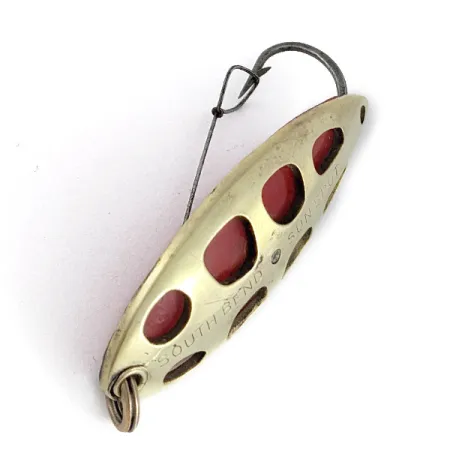 South Bend Sun Spot, złoty/czerwony, 14 g błystka wahadłowa #23358