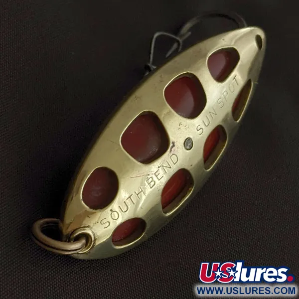  South Bend Sun Spot, złoty/czerwony, 14 g błystka wahadłowa #23358