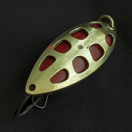 South Bend Sun Spot, złoty/czerwony, 14 g błystka wahadłowa #23358