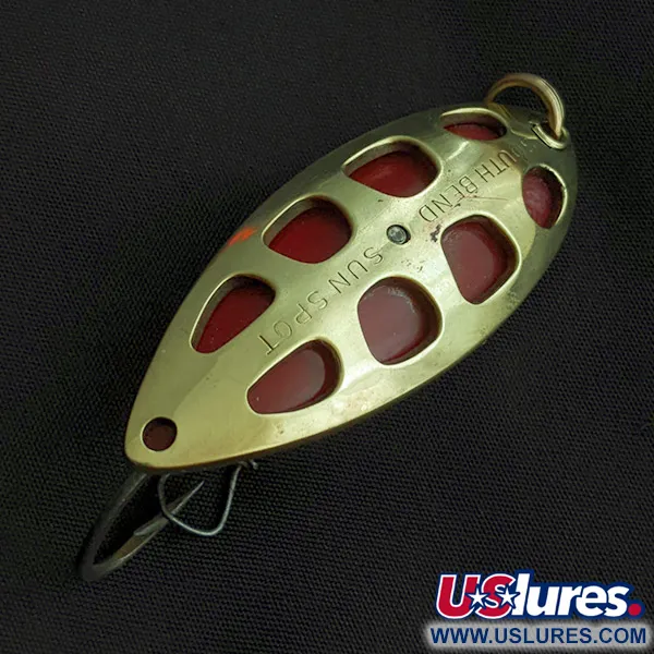  South Bend Sun Spot, złoty/czerwony, 14 g błystka wahadłowa #23358