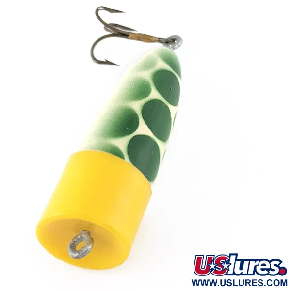  Atlantic Lures Crack popper - przynęta powierzchniowa, biały/zielony/żółty, 6 g wobler #23385