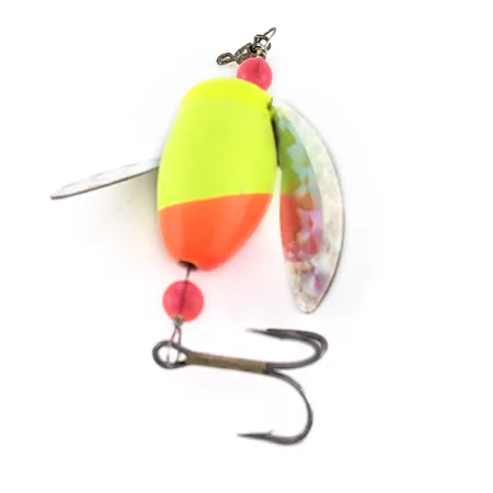 Yakima Bait Worden's Spin-n-Glo, pomarańczowy/żółty, 4 g błystka obrotowa #23389