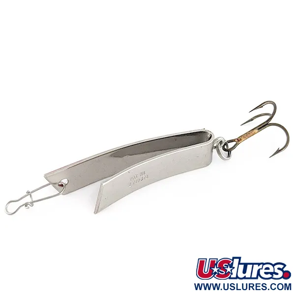 Luhr Jensen Super-Duper 506, nikiel/czerwony, 7 g błystka wahadłowa #23410