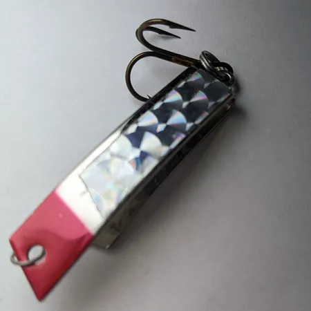 Luhr Jensen Super-Duper 506, nikiel/czerwony, 7 g błystka wahadłowa #23410