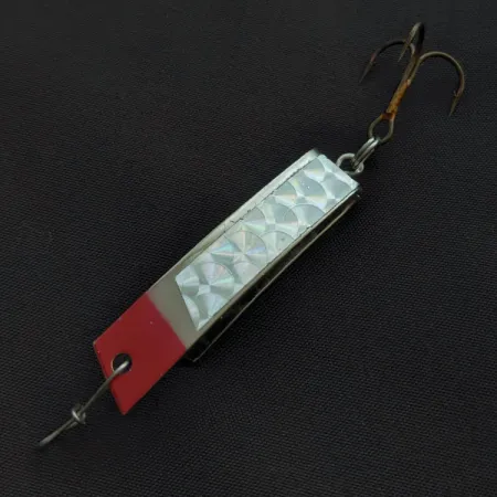 Luhr Jensen Super-Duper 506, nikiel/czerwony, 7 g błystka wahadłowa #23410