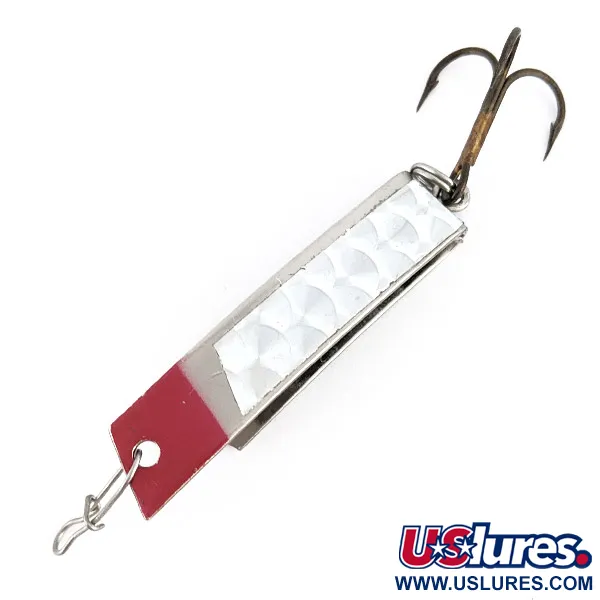 Luhr Jensen Super-Duper 506, nikiel/czerwony, 7 g błystka wahadłowa #23410