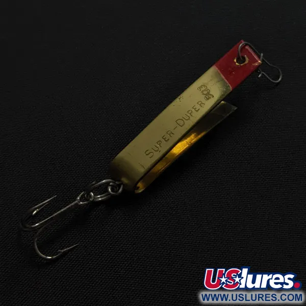 Luhr Jensen Super-Duper 503, złoty/czerwony, 4,3 g błystka wahadłowa #23446