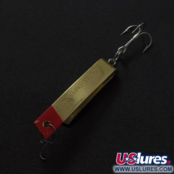 Luhr Jensen Super-Duper 503, złoty/czerwony, 4,3 g błystka wahadłowa #23446